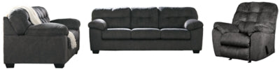 Accrington Sofa and Loveseat with Recliner