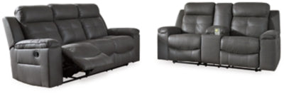 Jesolo Power Reclining Sofa and Loveseat - Ashley Furniture - Brunei