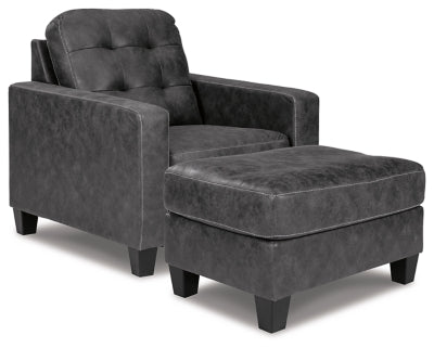Venaldi Chair and Ottoman - Ashley Furniture - Brunei