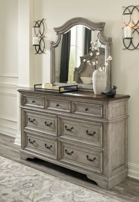 Lodenbay Dresser and Mirror - Ashley Furniture - Brunei