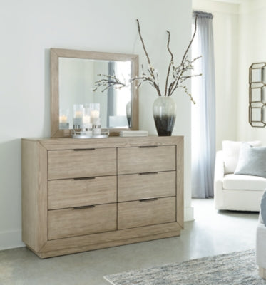 Hennington Dresser and Mirror - Ashley Furniture - Brunei