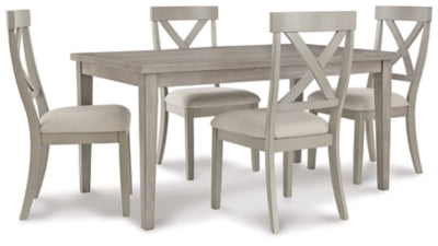 Parellen Dining Table and 4 Chairs - Ashley Furniture - Brunei