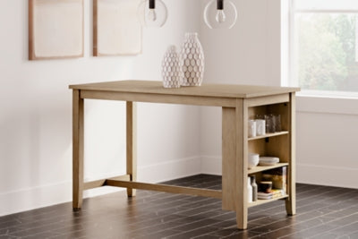 Sanbriar Counter Height Dining Table - Ashley Furniture - Brunei