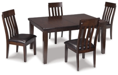 Haddigan Dining Table and 4 Chairs - Ashley Furniture - Brunei
