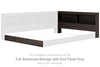 Piperton Full Bookcase Storage with End Panel