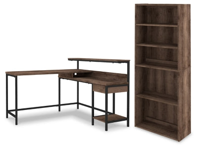 Arlenbry Home Office Desk and Bookcase