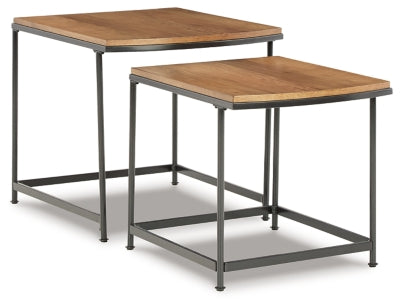 Drezmoore Nesting End Table (Set of 2) - Ashley Furniture - Brunei